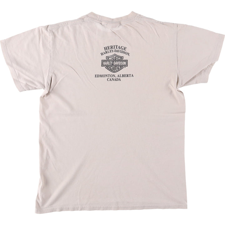Harley-Davidson Marvel Hulk Motorcycle T-Shirt, Men's Size Small unclear Beige type Vintage Second Hand