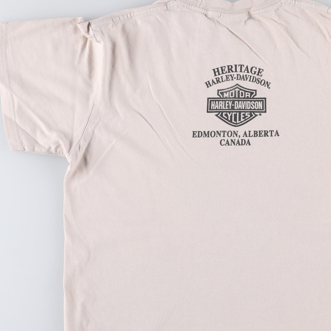 Harley-Davidson Marvel Hulk Motorcycle T-Shirt, Men's Size Small unclear Beige type Vintage Second Hand
