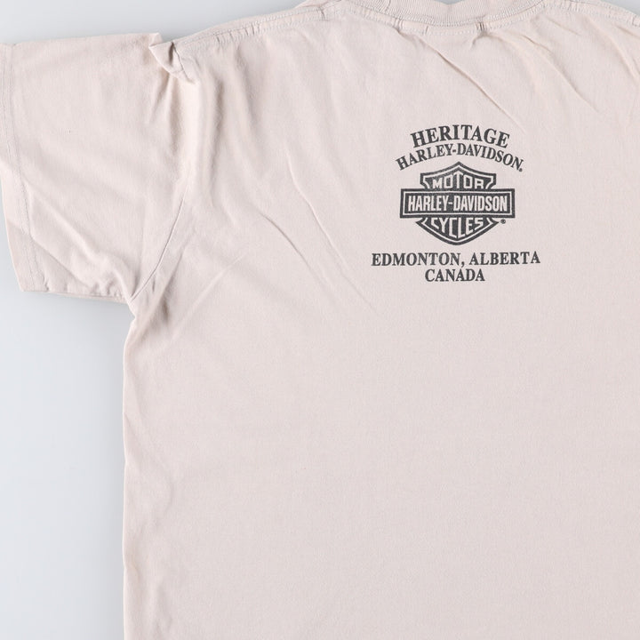 Harley-Davidson Marvel Hulk Motorcycle T-Shirt, Men's Size Small unclear Beige type Vintage Second Hand