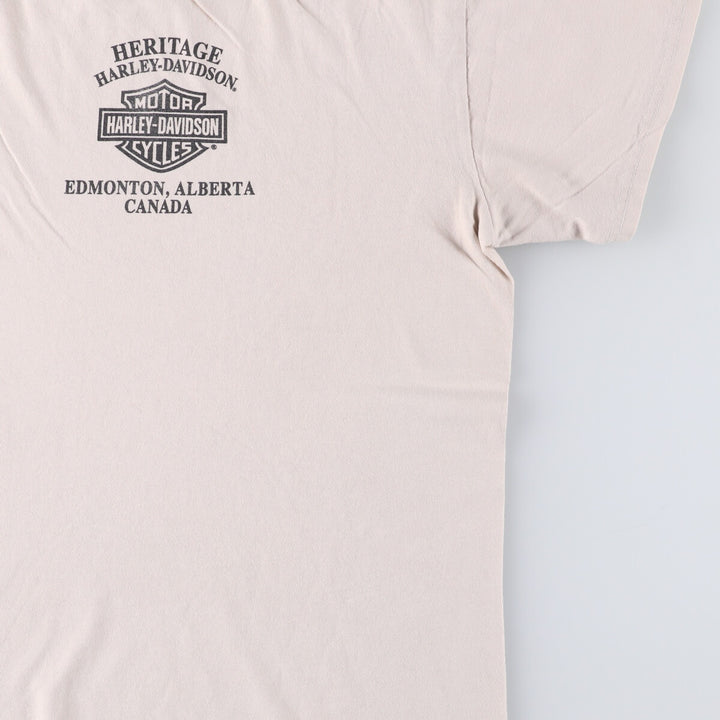 Harley-Davidson Marvel Hulk Motorcycle T-Shirt, Men's Size Small unclear Beige type Vintage Second Hand