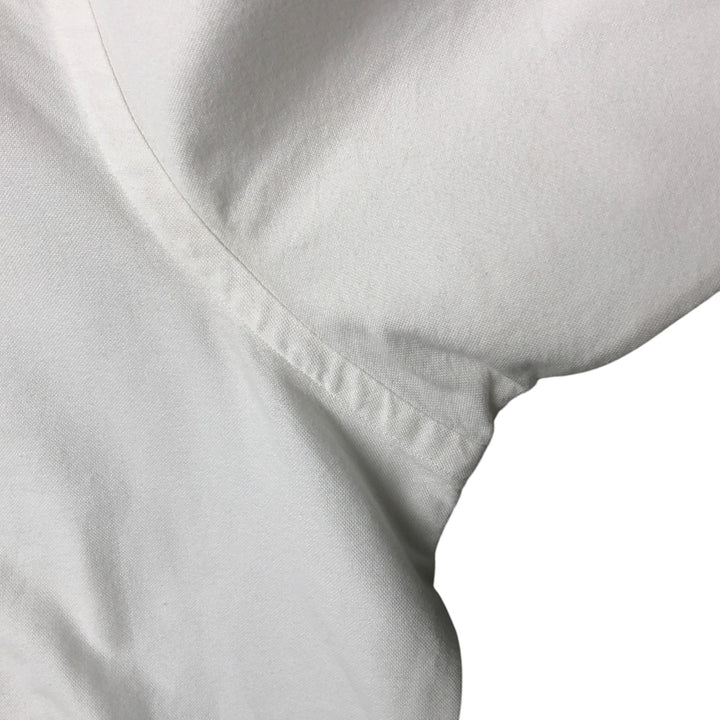 Ralph Lauren long sleeve button down shirt, men's size L cotton white type Vintage Second Hand