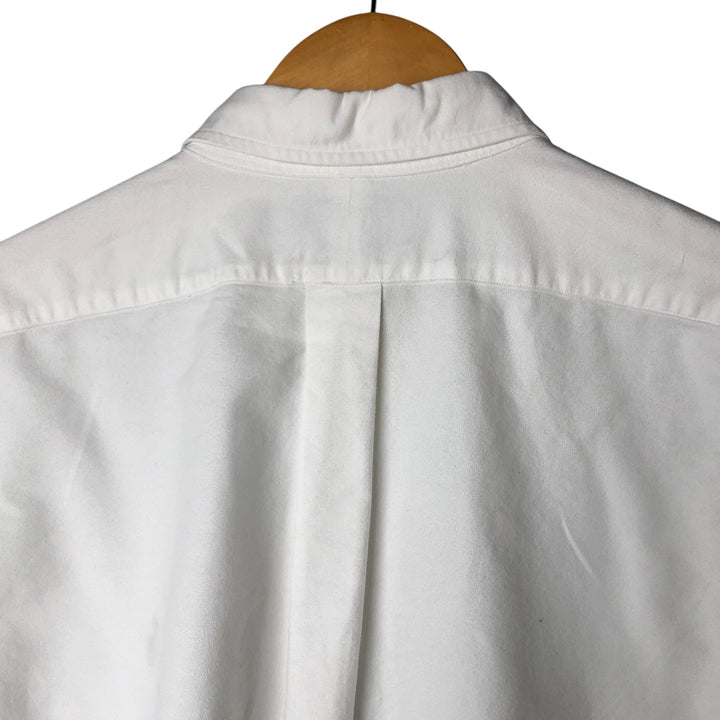 Ralph Lauren long sleeve button down shirt, men's size L cotton white type Vintage Second Hand