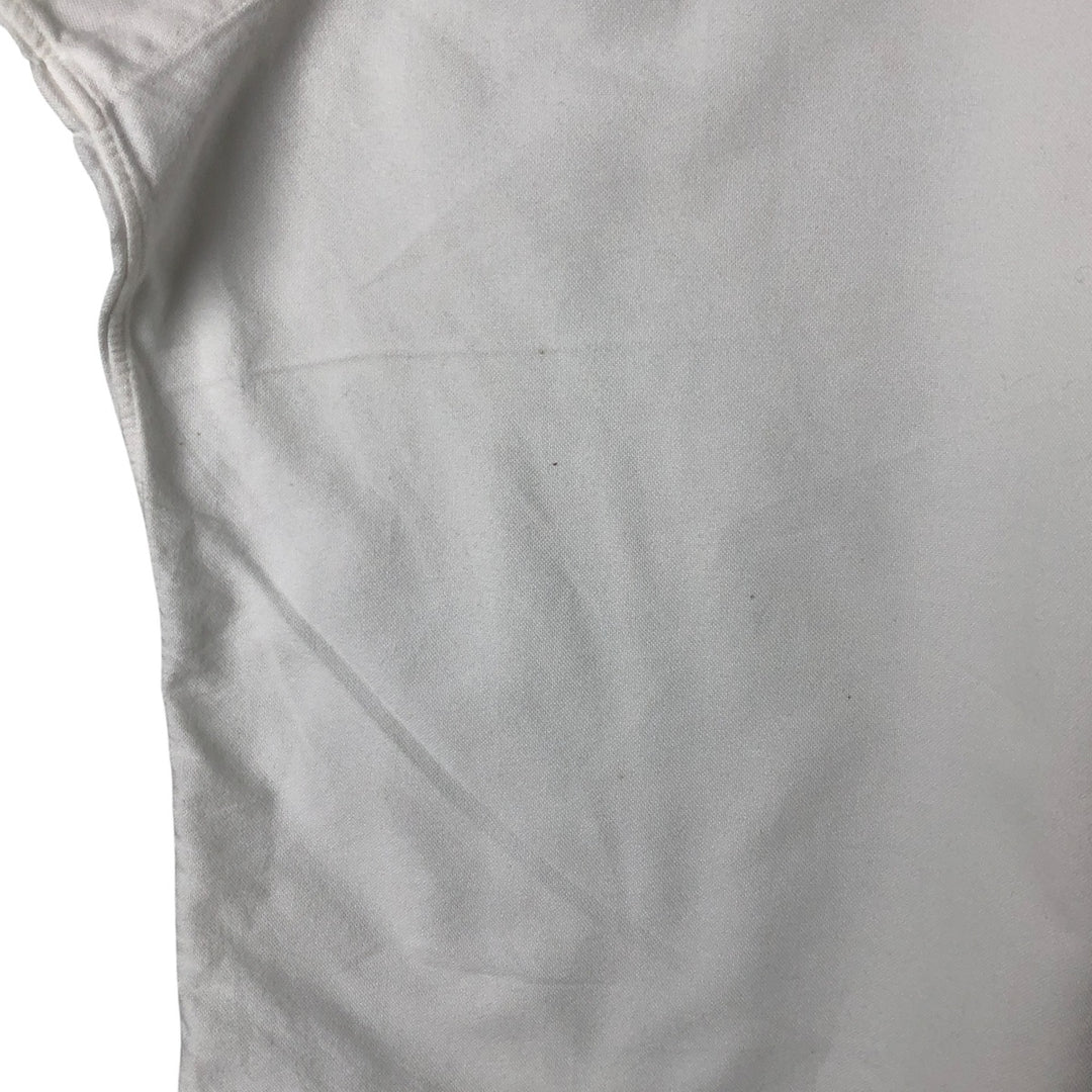 Ralph Lauren long sleeve button down shirt, men's size L cotton white type Vintage Second Hand