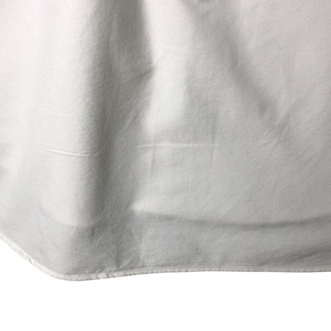 Ralph Lauren long sleeve button down shirt, men's size L cotton white type Vintage Second Hand