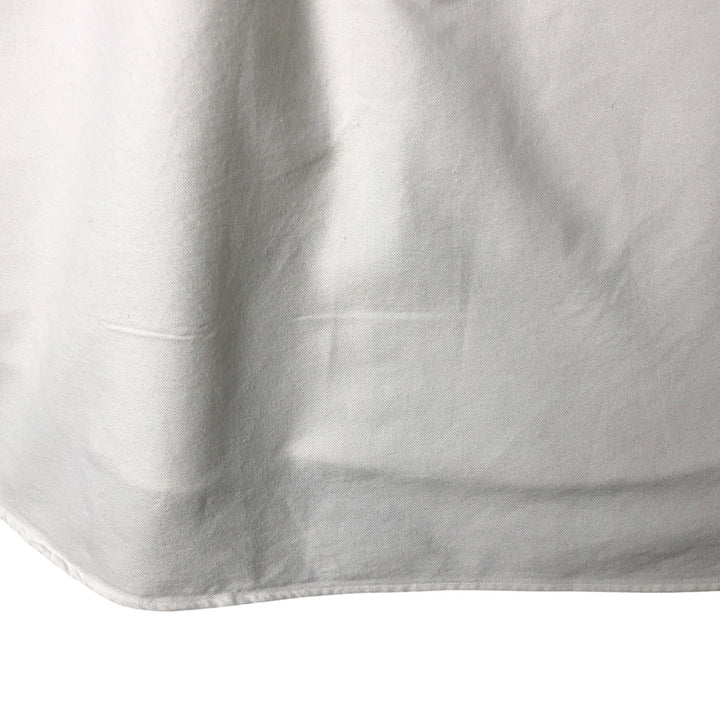 Ralph Lauren long sleeve button down shirt, men's size L cotton white type Vintage Second Hand