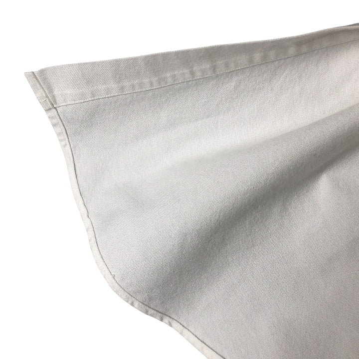 Ralph Lauren long sleeve button down shirt, men's size L cotton white type Vintage Second Hand