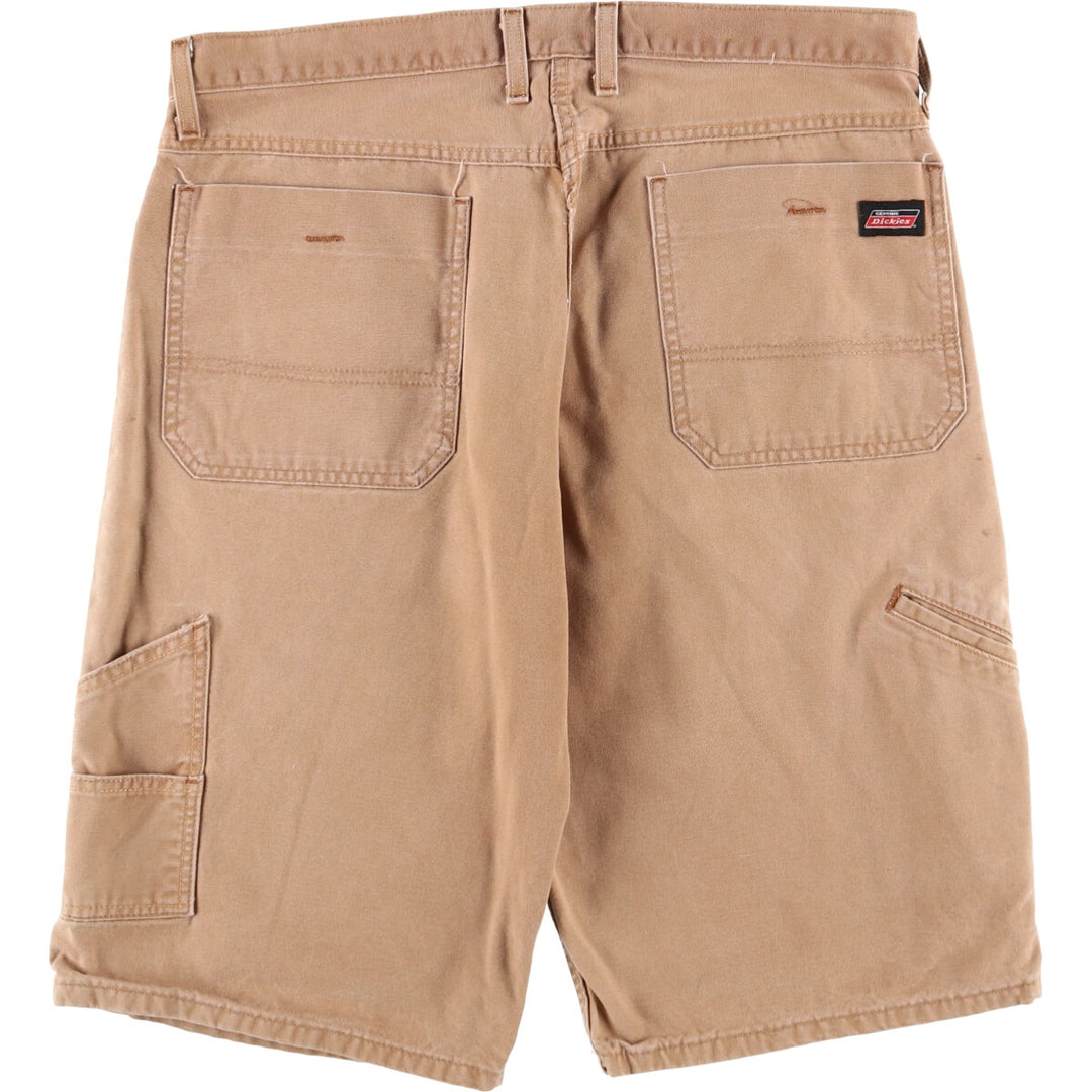 Dickies Relaxed Fit Duck Painter Shorts, Men's Size W37 cotton Beige type Vintage Second Hand