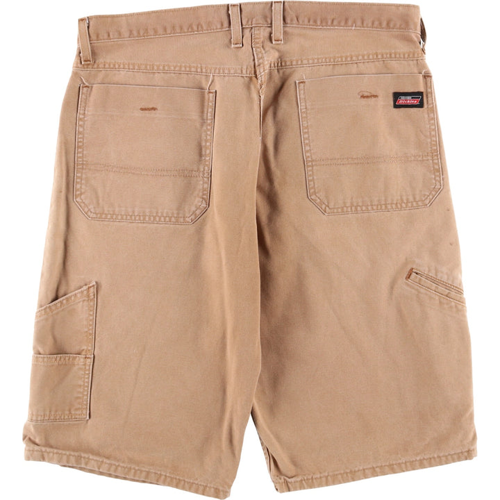 Dickies Relaxed Fit Duck Painter Shorts, Men's Size W37 cotton Beige type Vintage Second Hand