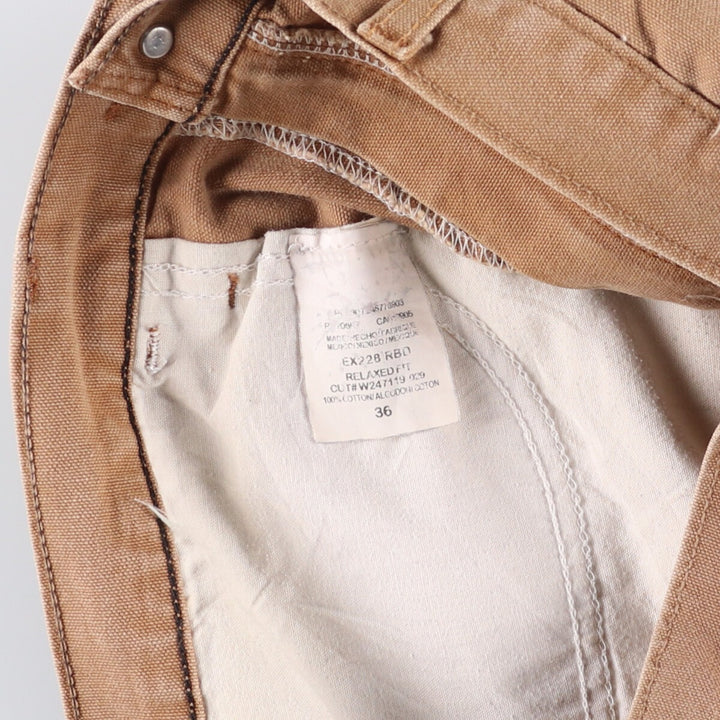 Dickies Relaxed Fit Duck Painter Shorts, Men's Size W37 cotton Beige type Vintage Second Hand