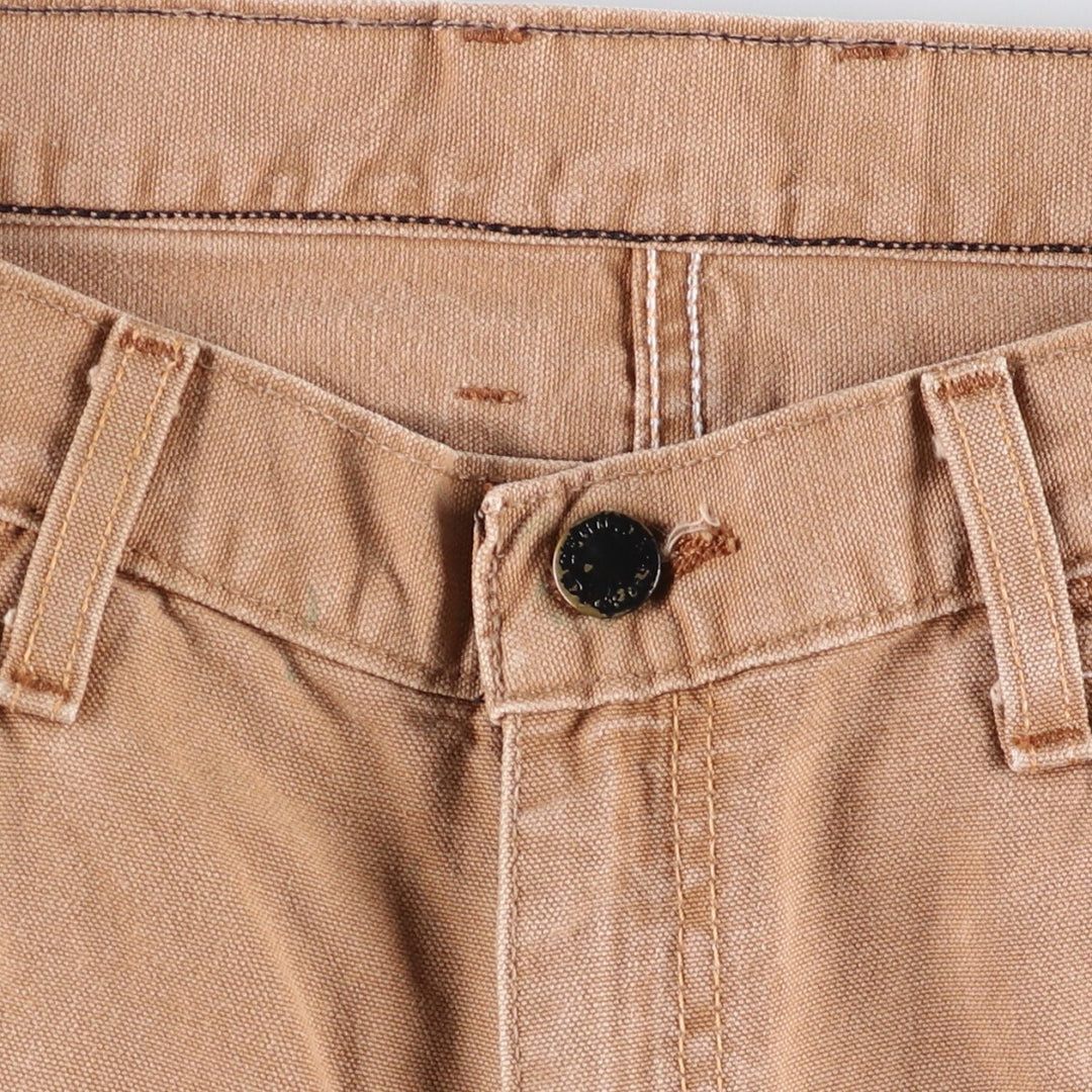 Dickies Relaxed Fit Duck Painter Shorts, Men's Size W37 cotton Beige type Vintage Second Hand