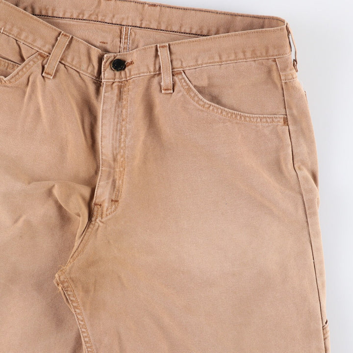 Dickies Relaxed Fit Duck Painter Shorts, Men's Size W37 cotton Beige type Vintage Second Hand