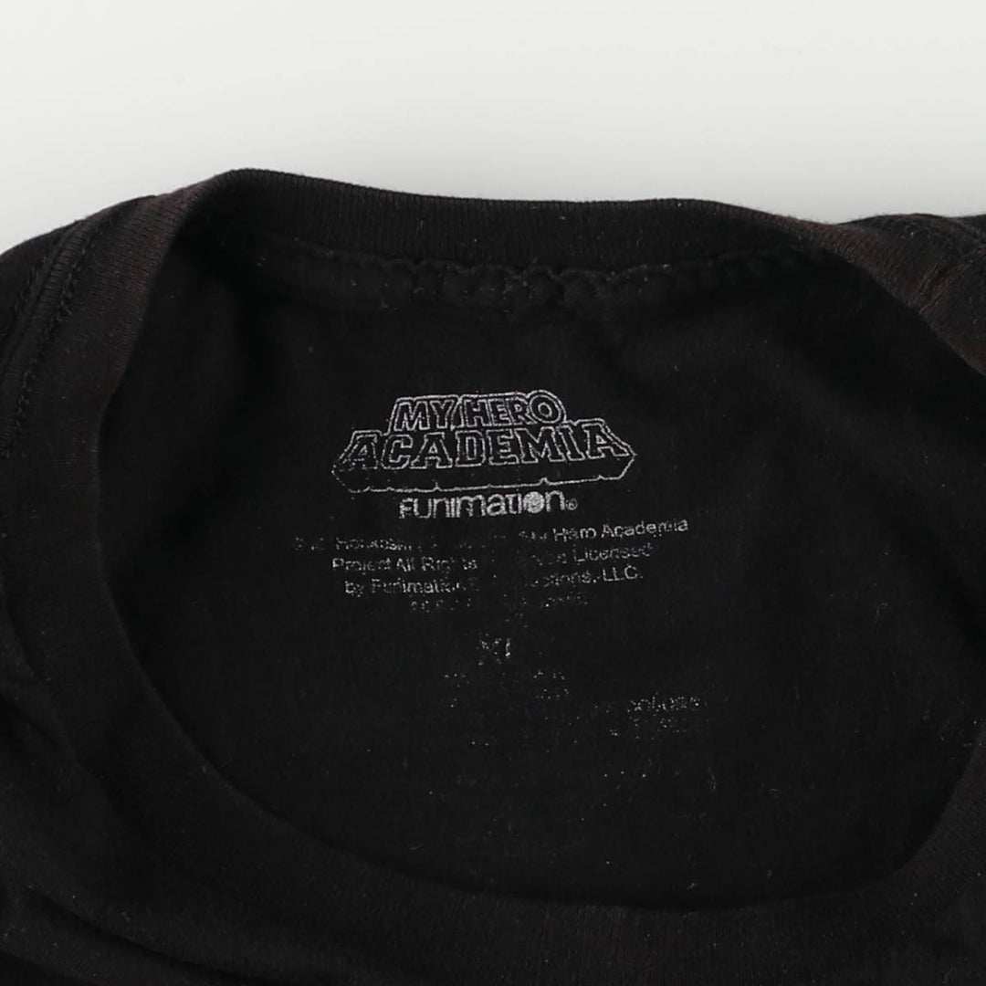 MY HERO ACADEMIA My Hero Academia Overhaul Anime Character Print T-Shirt, Men's XL unclear black type Vintage Second Hand