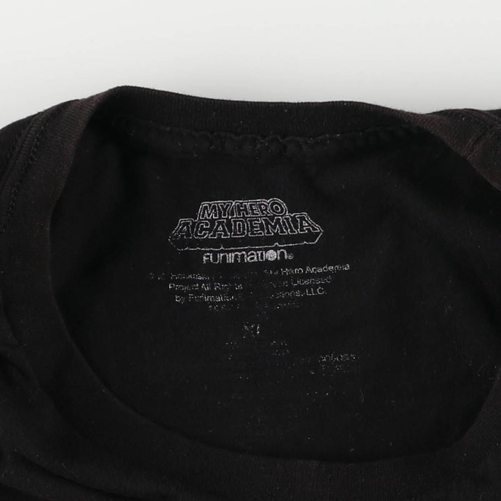 MY HERO ACADEMIA My Hero Academia Overhaul Anime Character Print T-Shirt, Men's XL unclear black type Vintage Second Hand