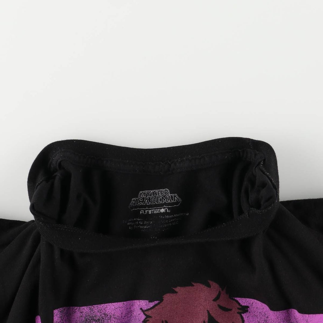 MY HERO ACADEMIA My Hero Academia Overhaul Anime Character Print T-Shirt, Men's XL unclear black type Vintage Second Hand