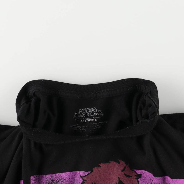 MY HERO ACADEMIA My Hero Academia Overhaul Anime Character Print T-Shirt, Men's XL unclear black type Vintage Second Hand