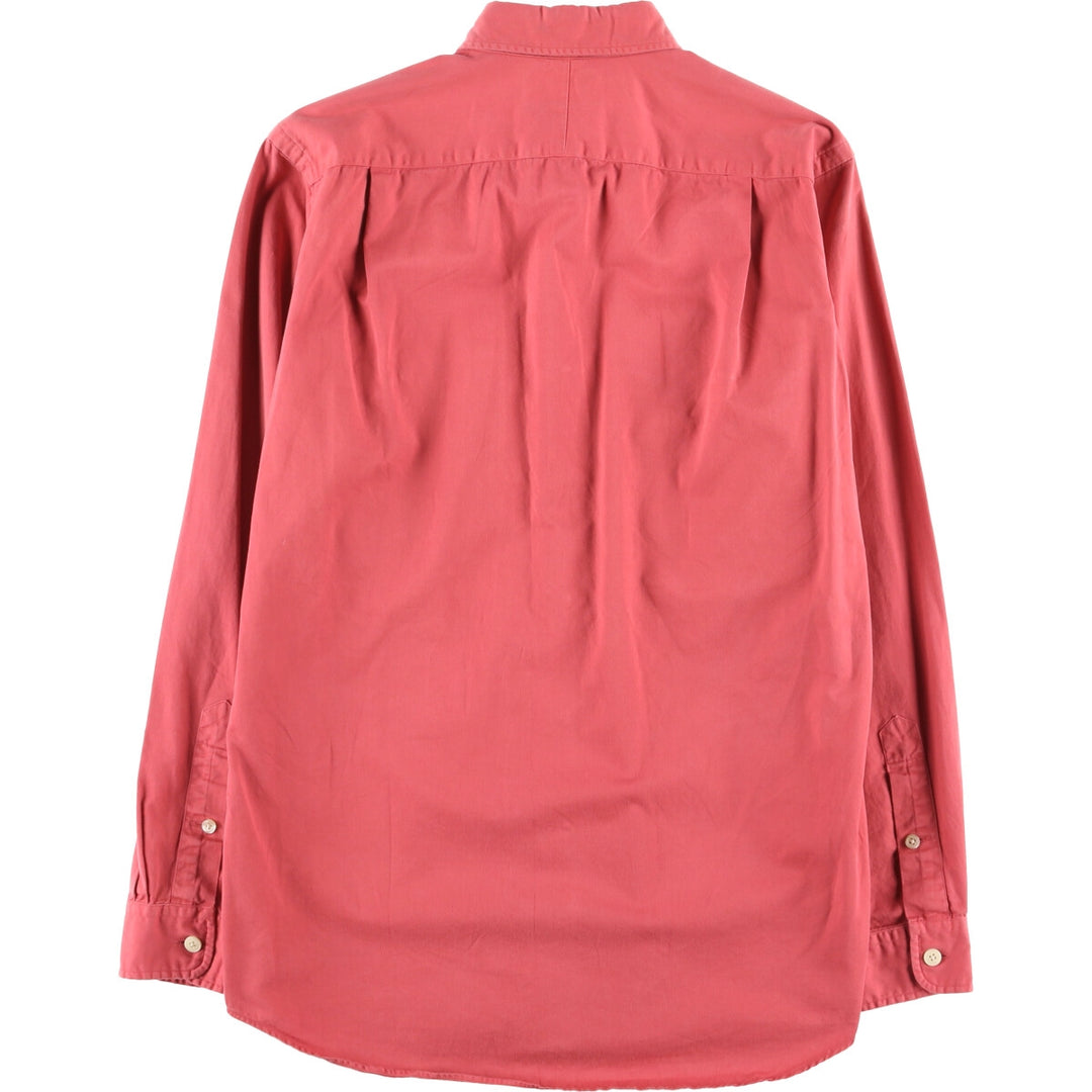 Ralph Lauren POLO by Ralph Lauren long-sleeved cotton shirt, men's size S cotton red type Vintage Second Hand