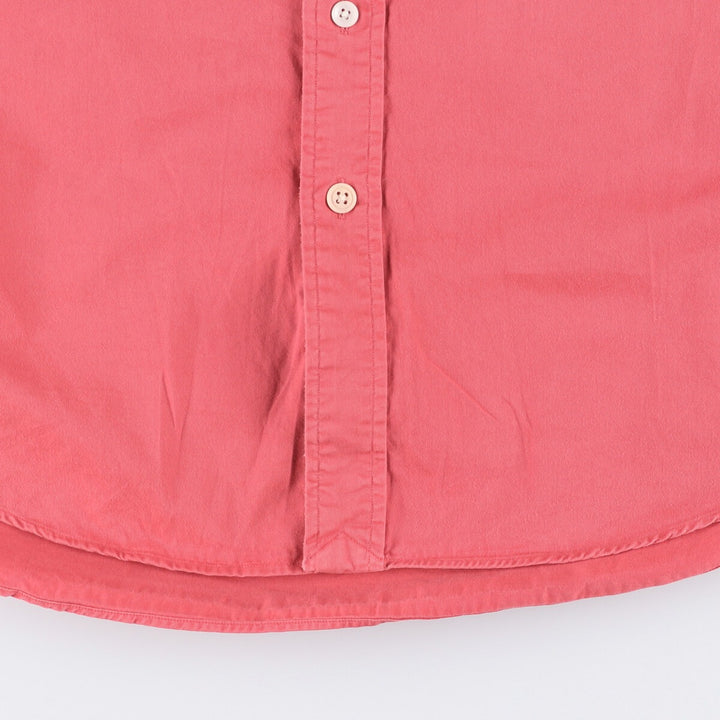 Ralph Lauren POLO by Ralph Lauren long-sleeved cotton shirt, men's size S cotton red type Vintage Second Hand