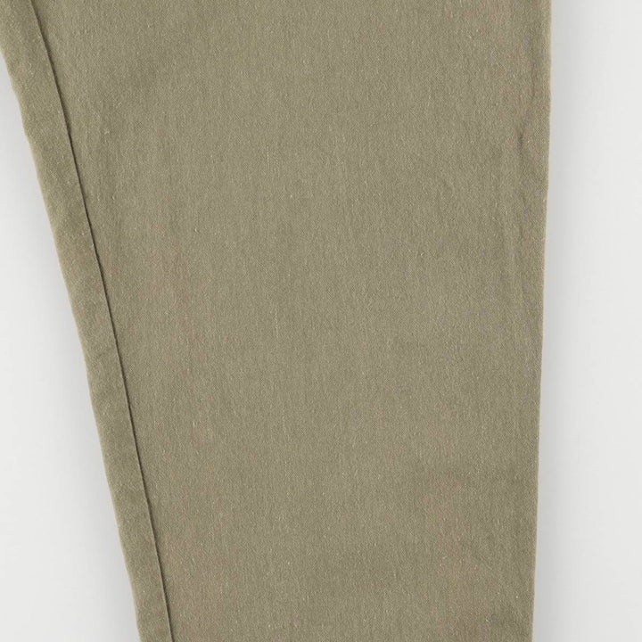 Vintage 80s-90'S NITAYA open collar, 3/4 sleeve jumpsuit, made in the USA, women's size S cotton Khaki type Vintage Second Hand