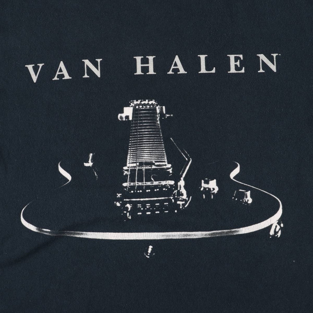 Gildan Van Halen Band T-Shirt, Men's Size Medium cotton black type Vintage Second Hand