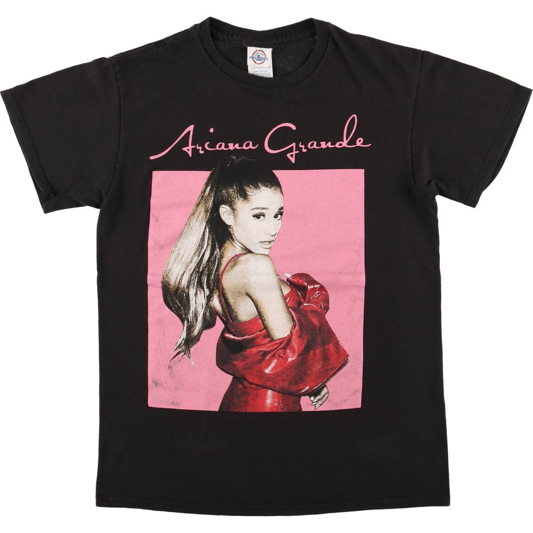 Delta Ariana Grande Band T-Shirt, Men's Size Small cotton black type Vintage Second Hand