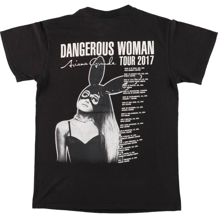 Delta Ariana Grande Band T-Shirt, Men's Size Small cotton black type Vintage Second Hand