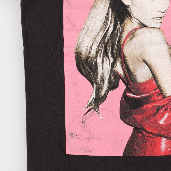 Delta Ariana Grande Band T-Shirt, Men's Size Small cotton black type Vintage Second Hand