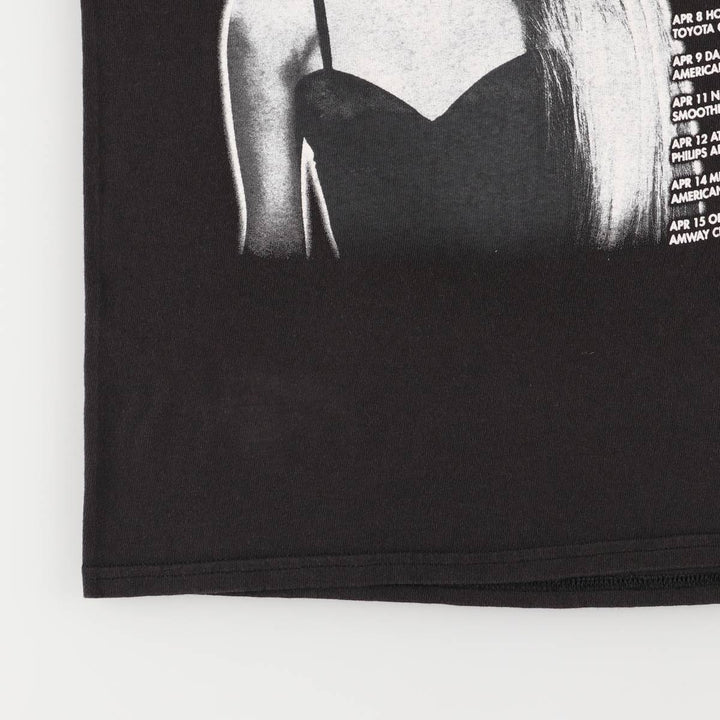 Delta Ariana Grande Band T-Shirt, Men's Size Small cotton black type Vintage Second Hand