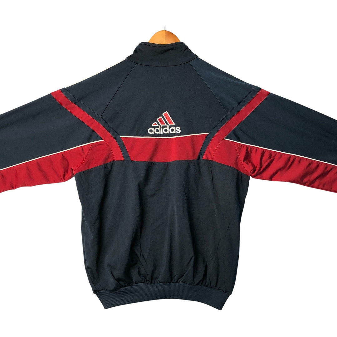 00'S Adidas Back Logo Jersey Track Jacket Men's XL polyester navy blue type Vintage Second Hand