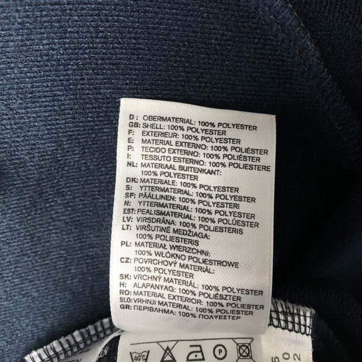 00'S Adidas Back Logo Jersey Track Jacket Men's XL polyester navy blue type Vintage Second Hand