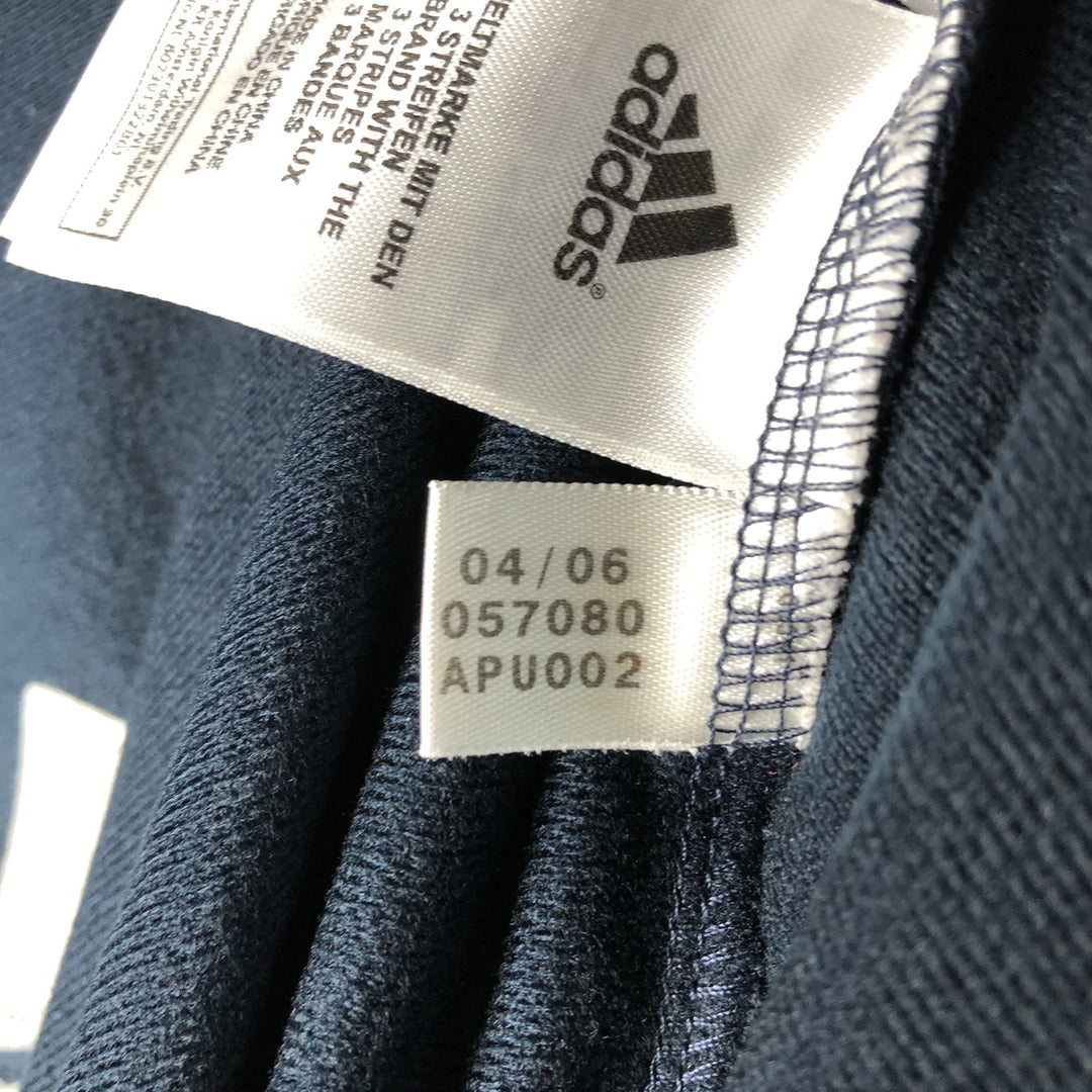 00'S Adidas Back Logo Jersey Track Jacket Men's XL polyester navy blue type Vintage Second Hand