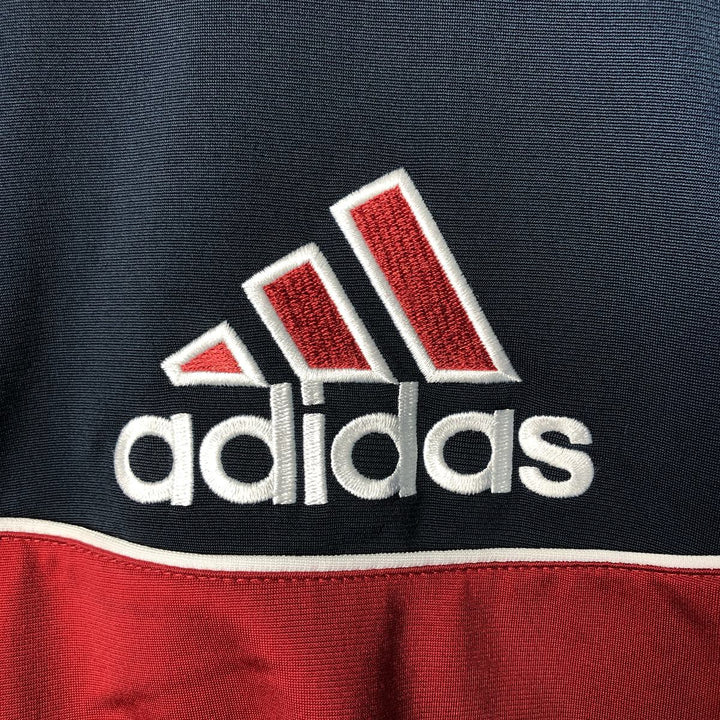 00'S Adidas Back Logo Jersey Track Jacket Men's XL polyester navy blue type Vintage Second Hand