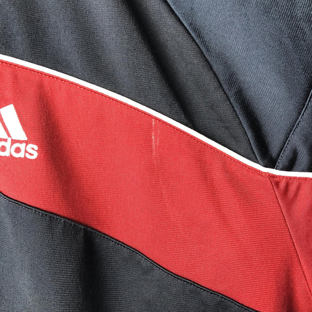 00'S Adidas Back Logo Jersey Track Jacket Men's XL polyester navy blue type Vintage Second Hand