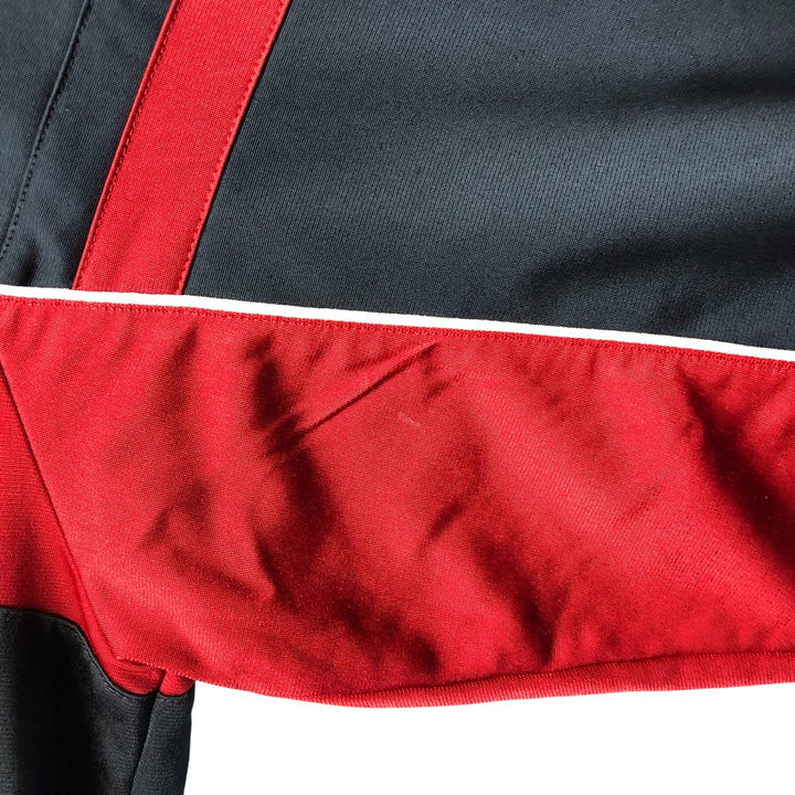 00'S Adidas Back Logo Jersey Track Jacket Men's XL polyester navy blue type Vintage Second Hand