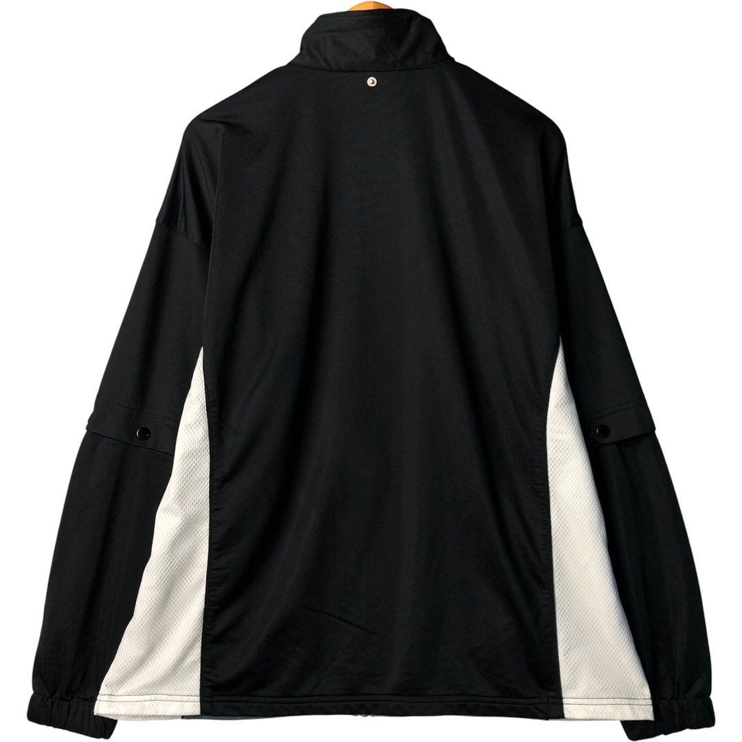 Vintage 90'S Reebok 2-Way Jersey Track Jacket, Men's XL polyester Silver type Vintage Second Hand