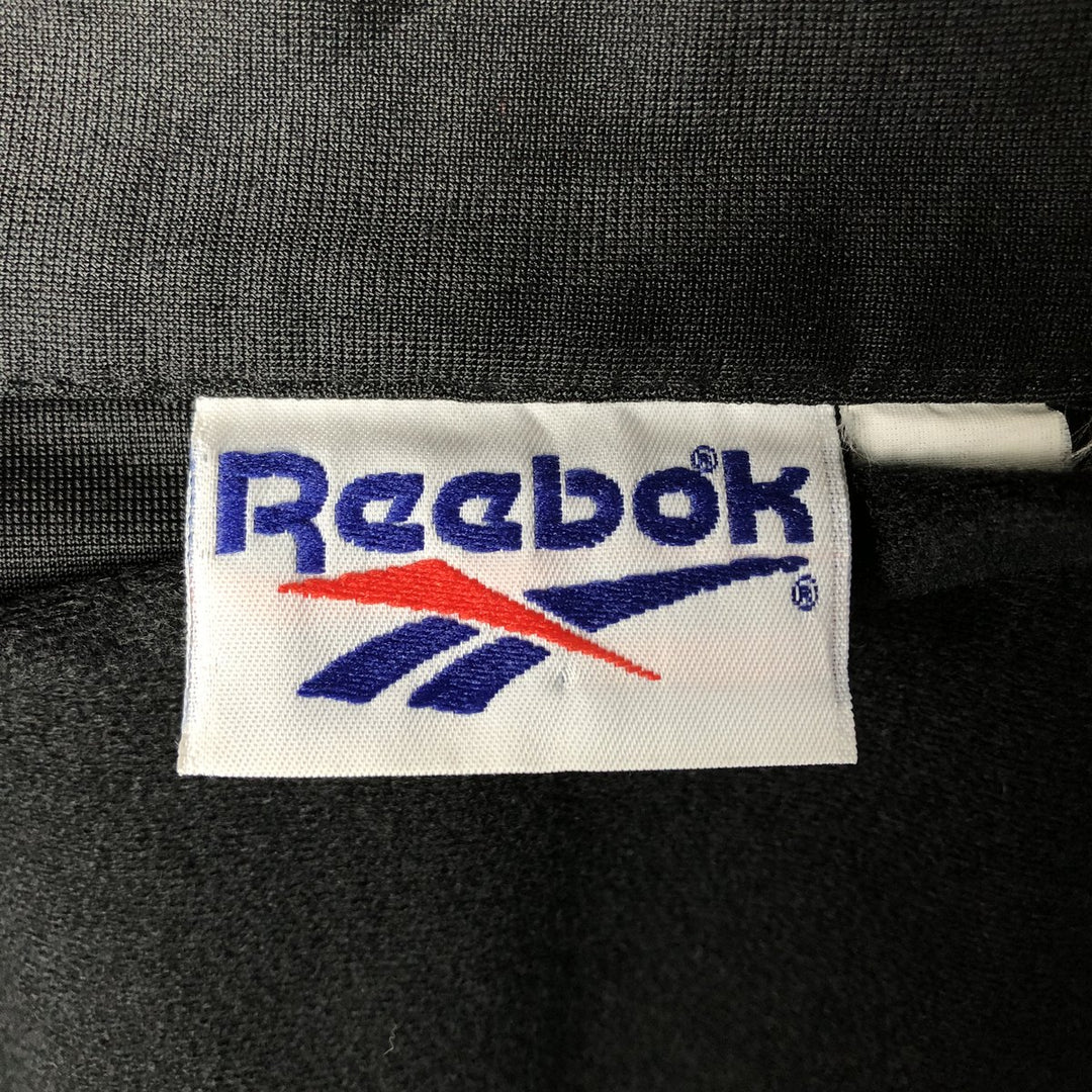 Vintage 90'S Reebok 2-Way Jersey Track Jacket, Men's XL polyester Silver type Vintage Second Hand
