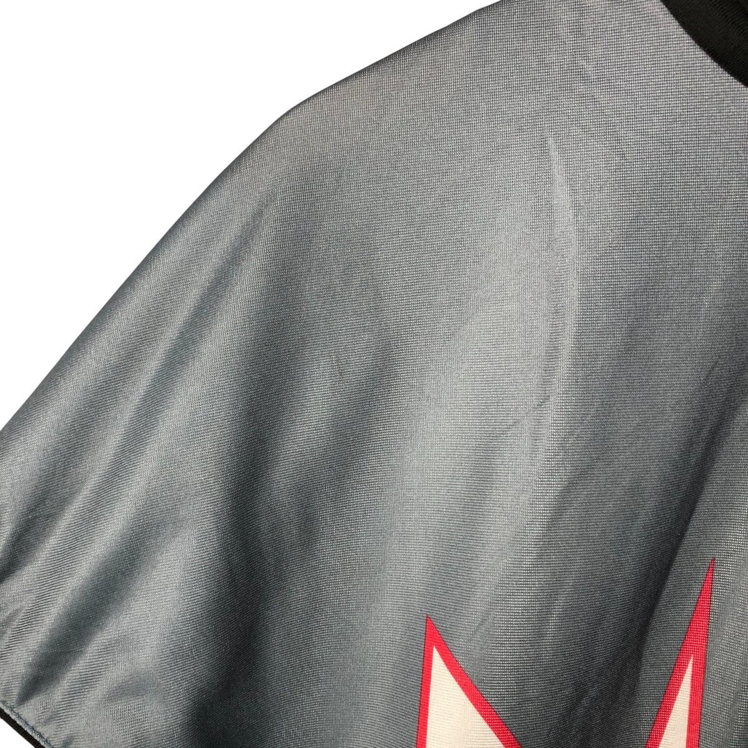 Vintage 90'S Reebok 2-Way Jersey Track Jacket, Men's XL polyester Silver type Vintage Second Hand