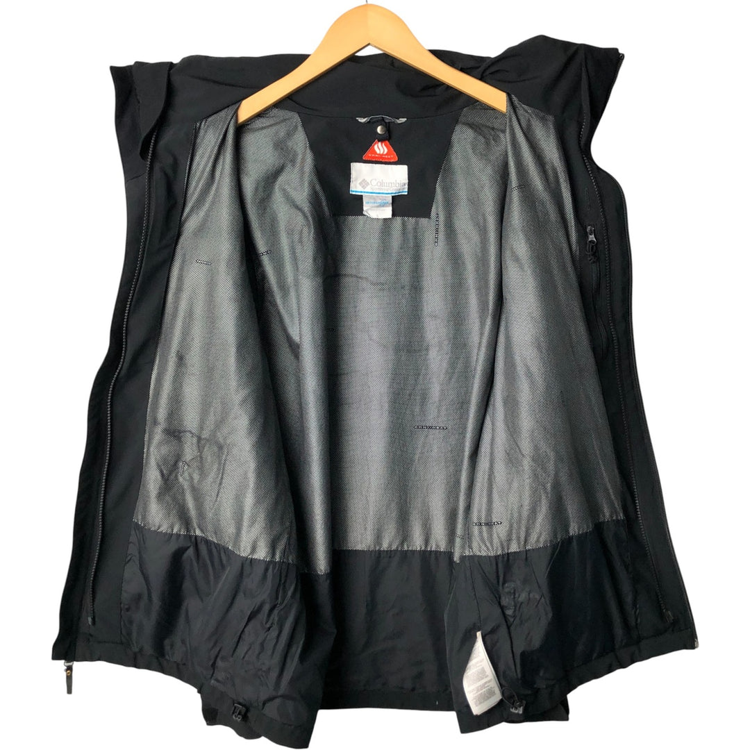 Columbia OMNI-TECH OMNI-HEAT Softshell Jacket, Men's Size L polyester black type Vintage Second Hand