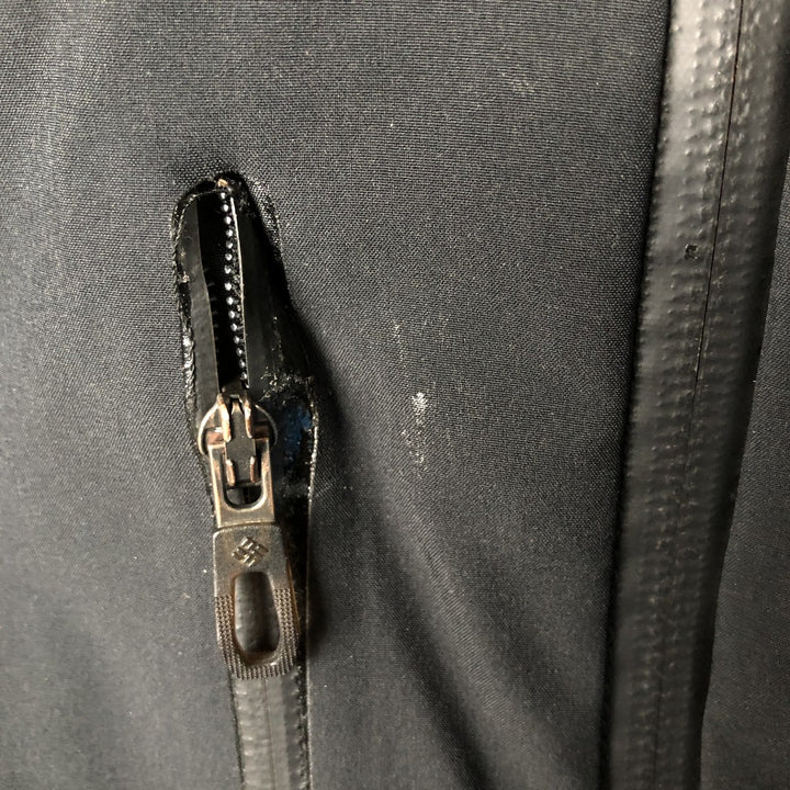 Columbia OMNI-TECH OMNI-HEAT Softshell Jacket, Men's Size L polyester black type Vintage Second Hand