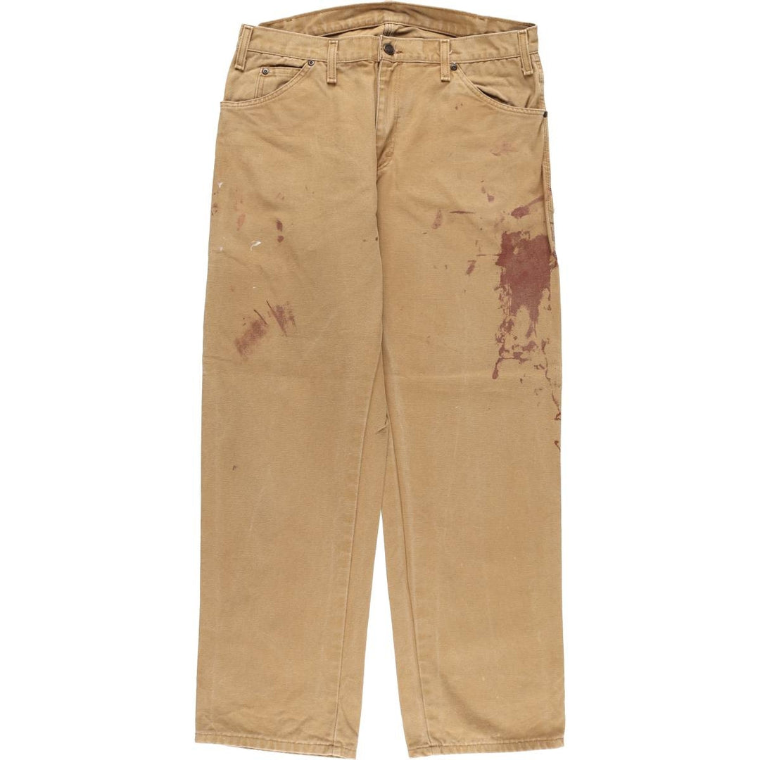 Dickies Painted Duck Painter Pants for Men, W34 equivalent unclear Beige type Vintage Second Hand