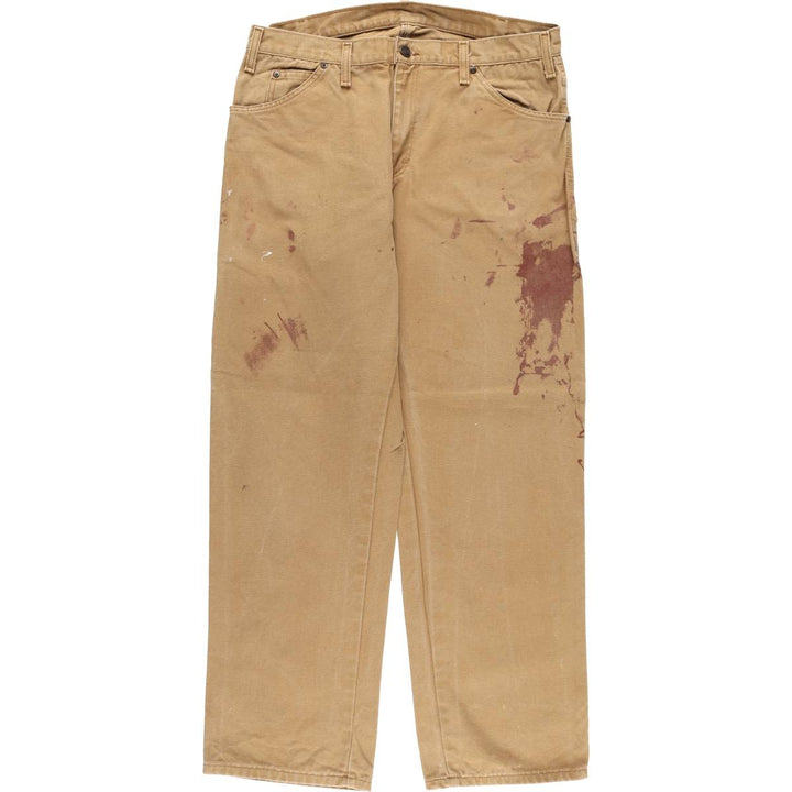 Dickies Painted Duck Painter Pants for Men, W34 equivalent unclear Beige type Vintage Second Hand