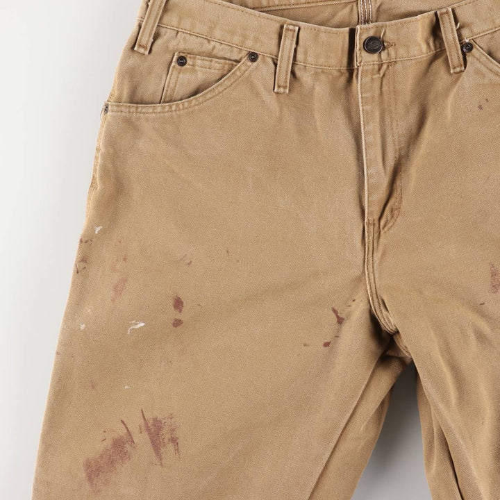 Dickies Painted Duck Painter Pants for Men, W34 equivalent unclear Beige type Vintage Second Hand