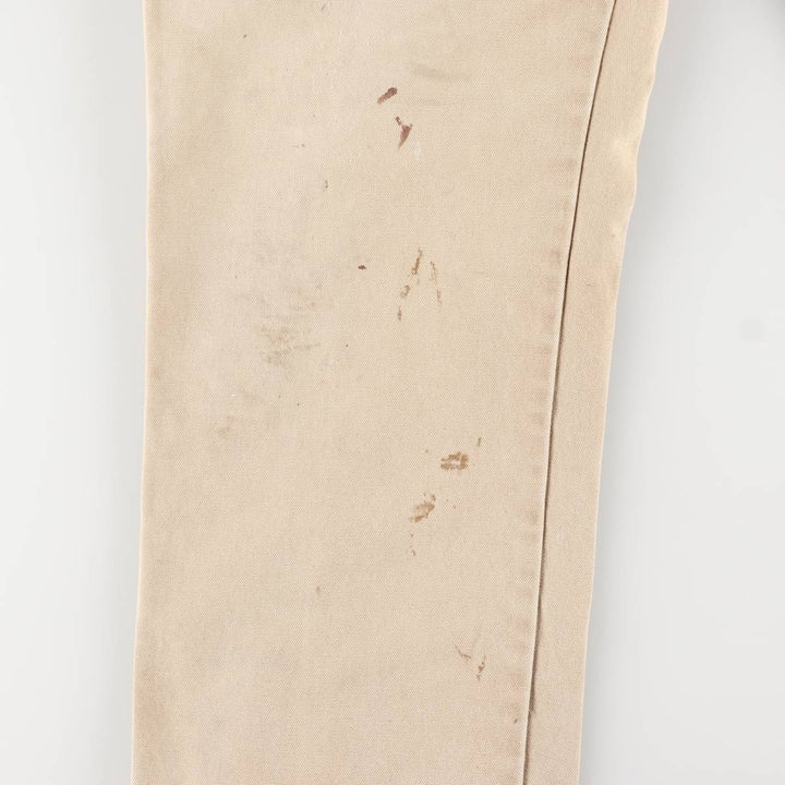 Dickies Duck Painter Pants Men's W37 unclear Beige type Vintage Second Hand