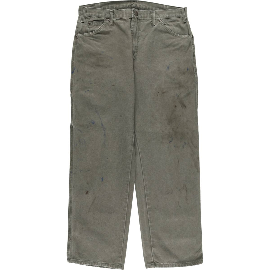 Dickies Duck Painter Pants Men's W34 equivalent cotton Khaki type Vintage Second Hand