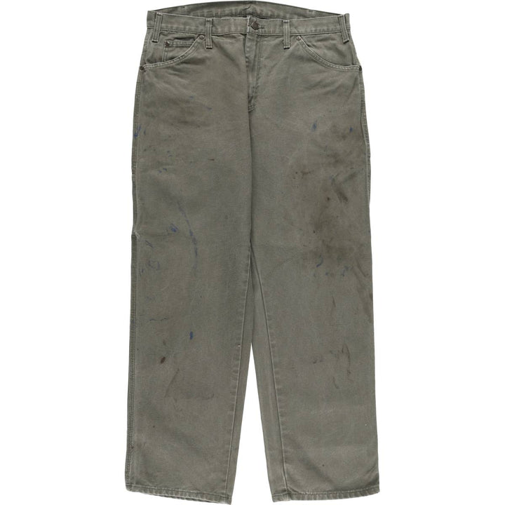 Dickies Duck Painter Pants Men's W34 equivalent cotton Khaki type Vintage Second Hand