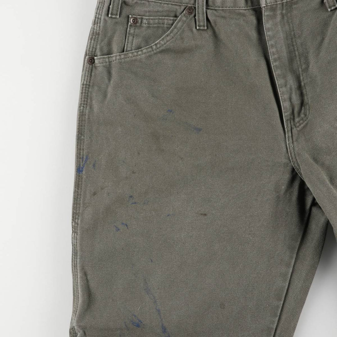 Dickies Duck Painter Pants Men's W34 equivalent cotton Khaki type Vintage Second Hand