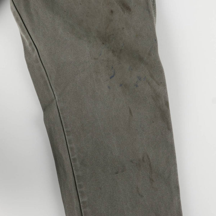 Dickies Duck Painter Pants Men's W34 equivalent cotton Khaki type Vintage Second Hand