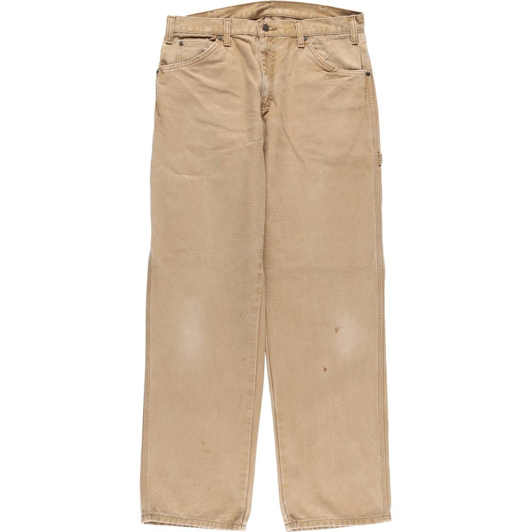 Dickies Duck Painter Pants Men's W34 equivalent cotton Beige type Vintage Second Hand
