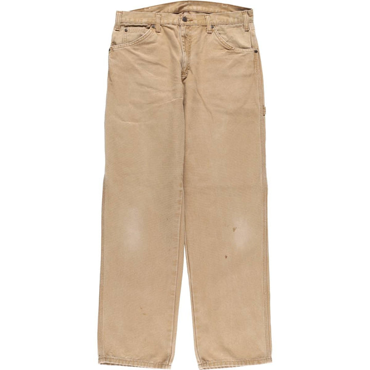 Dickies Duck Painter Pants Men's W34 equivalent cotton Beige type Vintage Second Hand