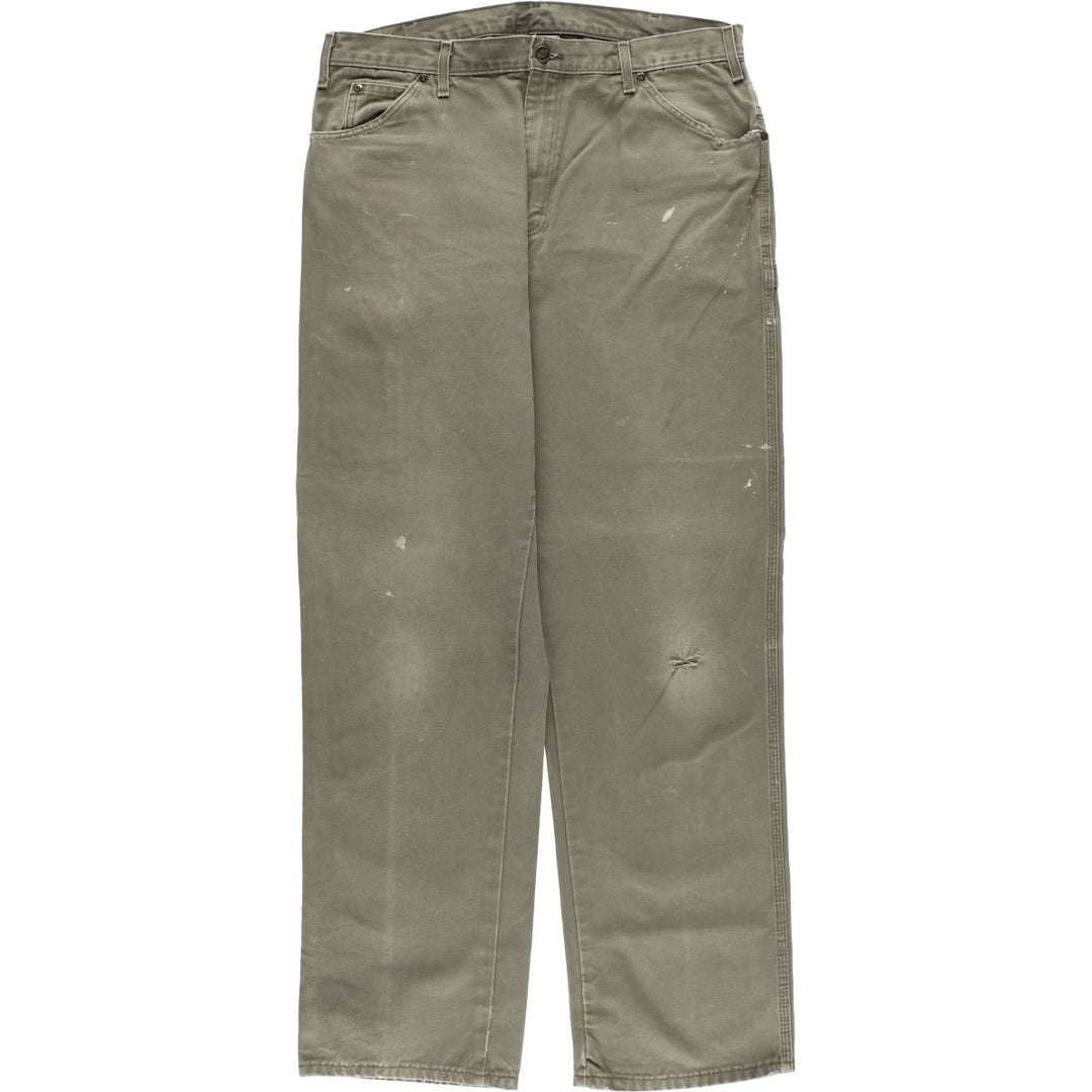 Dickies Duck Painter Pants Men's W37 cotton Khaki type Vintage Second Hand