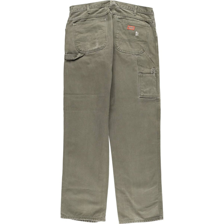 Dickies Duck Painter Pants Men's W37 cotton Khaki type Vintage Second Hand